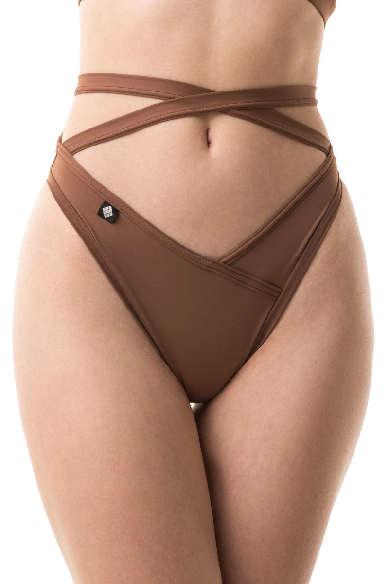 Poledancerka Cross Wrap Shorts - Nude 02 3 Poledancerka Cross Wrap Shorts - Nude 02