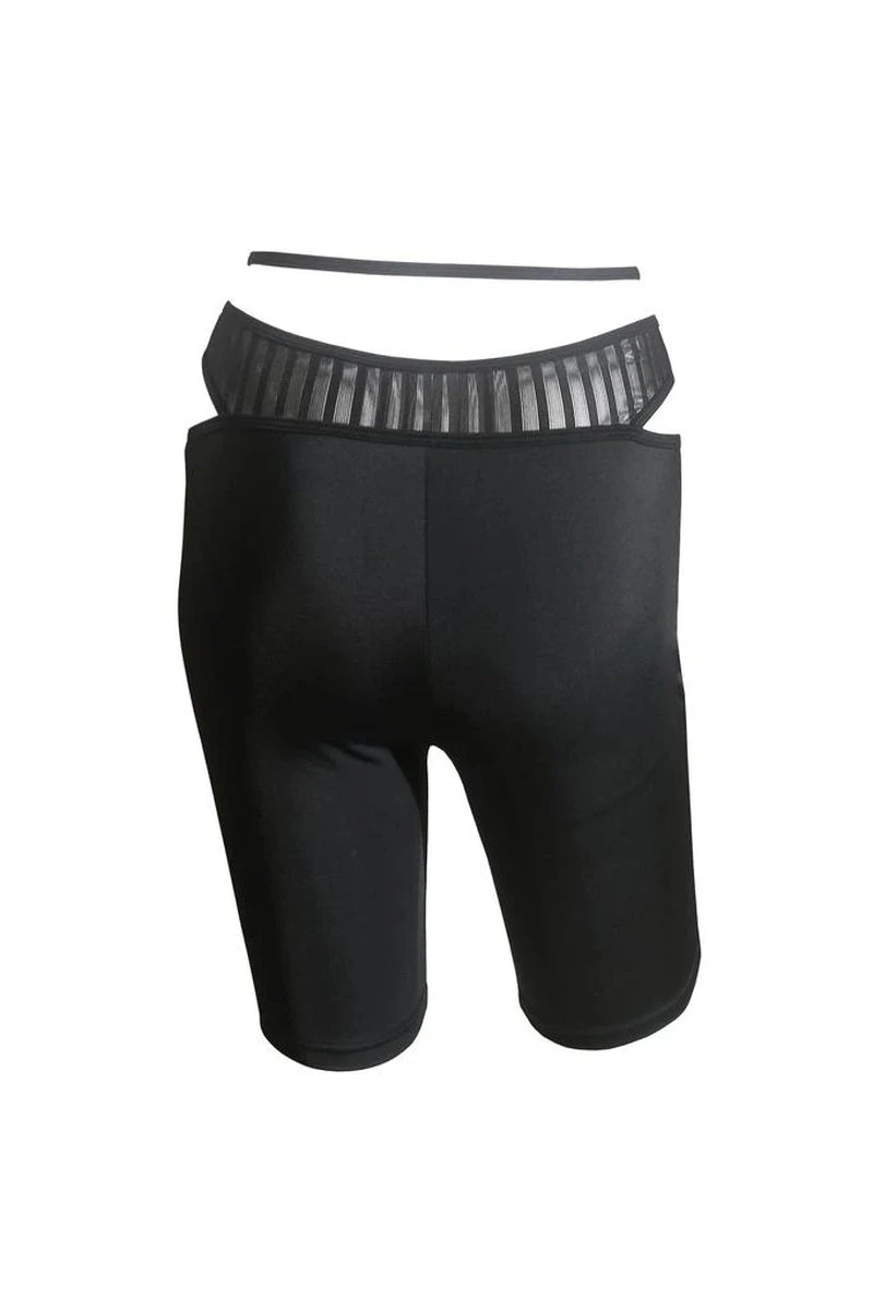 Hamade Activewear O-Ring Cycling Shorts - Black 11 Hamade Activewear O-Ring Cycling Shorts - Black - Image 9