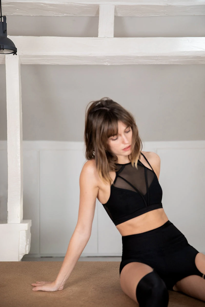 Chantay Polewear Vortex Top - Noir 4 Chantay Polewear Vortex Top - Noir - Image 2