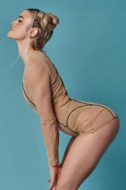 HotCakes Polewear Astrid Romper - Sand/black 9 HotCakes Polewear Astrid Romper - Sand/black -Radd Pole Wear Shop 10 tCakes 2299036