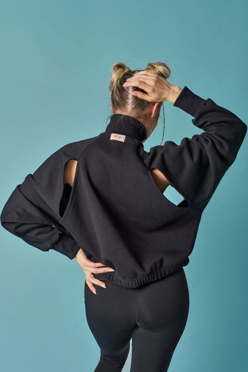 HotCakes Polewear Voyeur Sweater - Black 4 HotCakes Polewear Voyeur Sweater - Black - Image 2