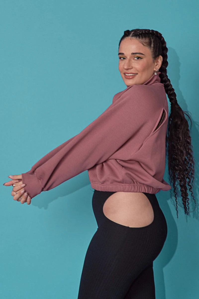 HotCakes Polewear Voyeur Sweater - Antique Pink 9 HotCakes Polewear Voyeur Sweater - Antique Pink - Image 7