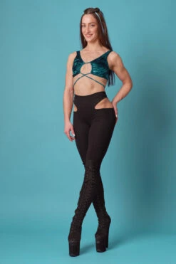 HotCakes Polewear Voyeur Leggings - Black 11 HotCakes Polewear Voyeur Leggings - Black -Radd Pole Wear Shop 11 HotCakes 22 241