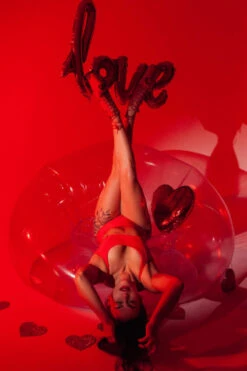 Pole Addict Bliss Top - Red -Radd Pole Wear Shop 15 1