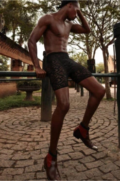 Rolling Bumper Shorts - Black Lace 9 Rolling Bumper Shorts - Black Lace -Radd Pole Wear Shop 16 5 8 852 bumper