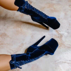 Hella Heels BabyDoll Velvet 8inch Boots - Old Money 15 Hella Heels BabyDoll Velvet 8inch Boots - Old Money -Radd Pole Wear Shop 20 05 13HighBabydolls 39