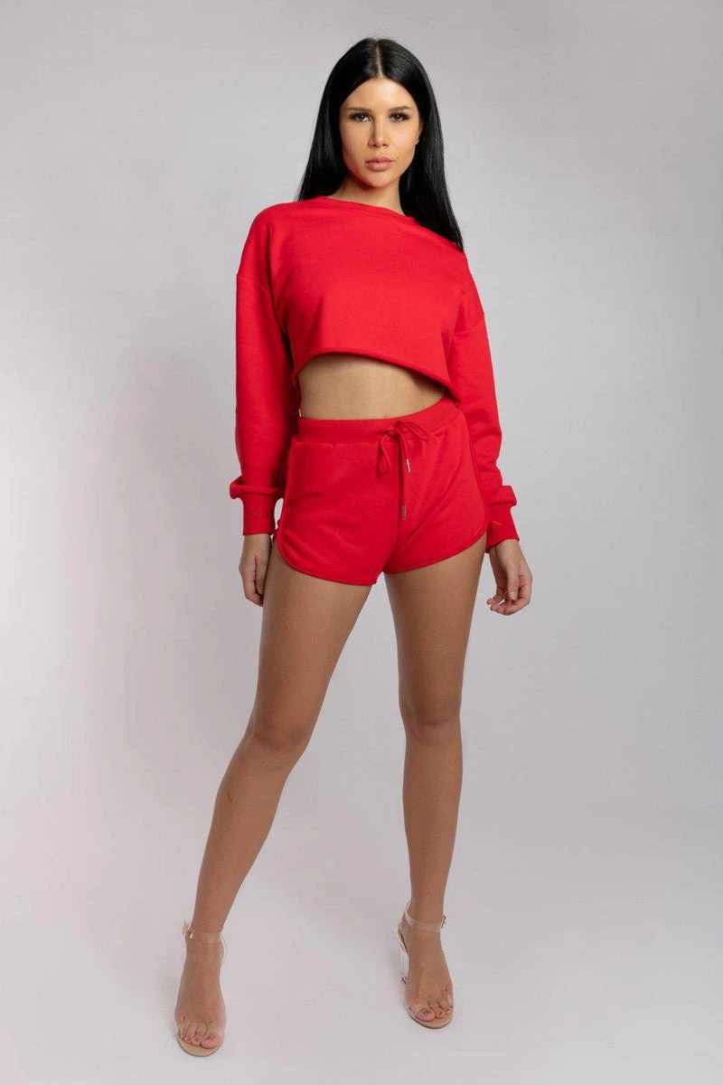 CXIX Oversized Cropped Jumper - Jalapeño 10 CXIX Oversized Cropped Jumper - Jalapeño - Image 8