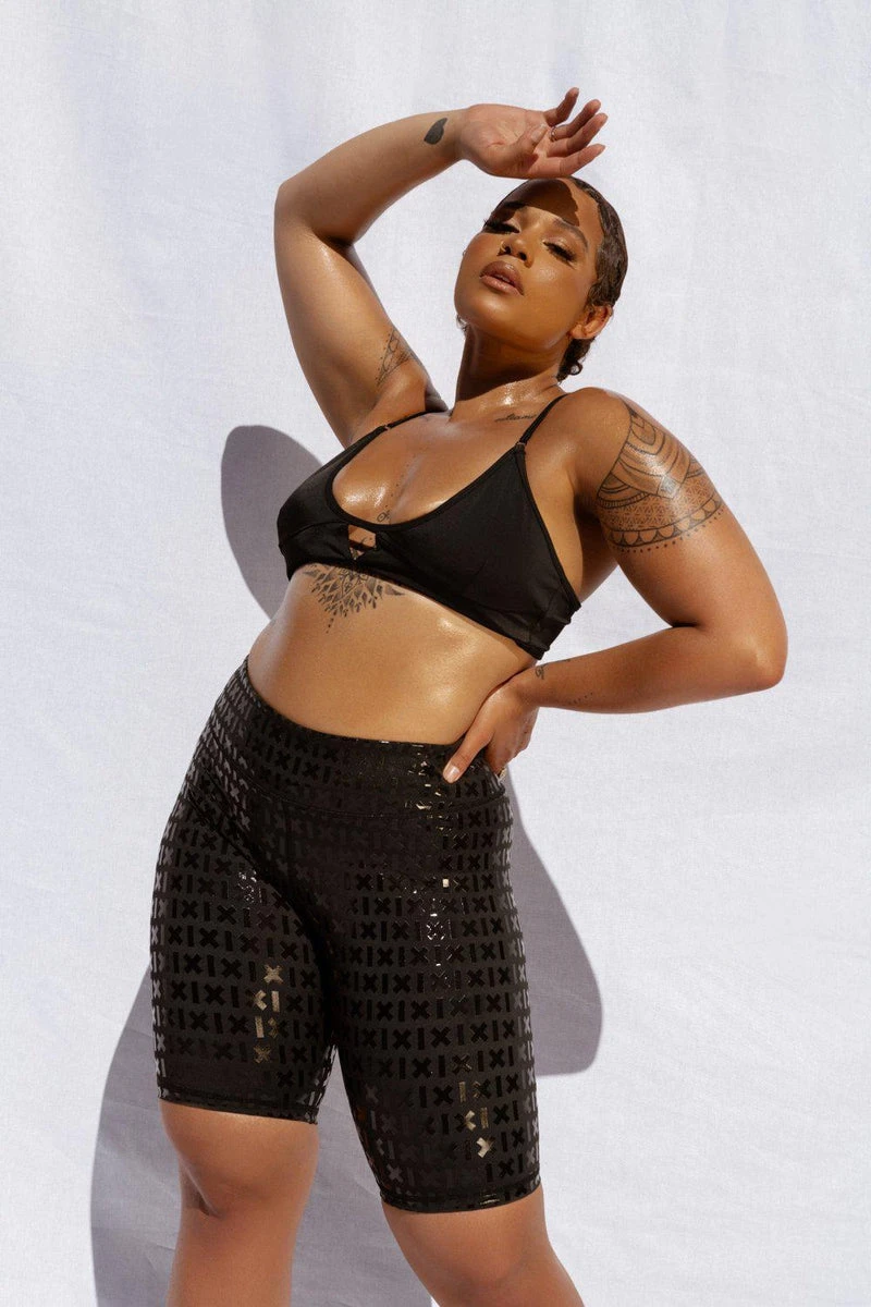 CXIX Gecko Grip Biker Shorts - Black 3 CXIX Gecko Grip Biker Shorts - Black