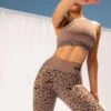 CXIX Gecko Grip Leggings - Dusky Leopard 1 CXIX Gecko Grip Leggings - Dusky Leopard -Radd Pole Wear Shop 20 12 10Creatures 87