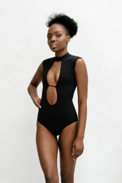 Shark Polewear Passion Bodysuit - Black -Radd Pole Wear Shop 2021 06 1017.06.37