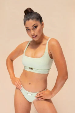 Lunalae Venus Top - Recycled Light Green -Radd Pole Wear Shop 2021101 LunaLae1603 1
