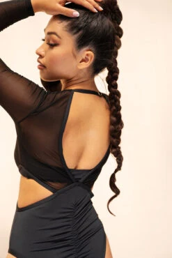 Lunalae Diana Bodysuit - Recycled Black 18 Lunalae Diana Bodysuit - Recycled Black -Radd Pole Wear Shop 2021101 LunaLae1684 1