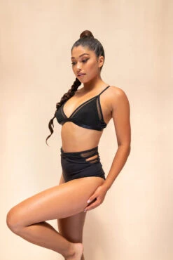 Lunalae Daisy Top - Recycled Black 16 Lunalae Daisy Top - Recycled Black -Radd Pole Wear Shop 2021101 LunaLae1763