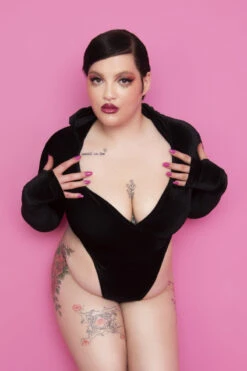 Rolling Paris Bodysuit - Black 9 Rolling Paris Bodysuit - Black -Radd Pole Wear Shop 2022 09 27 ROLLING 2960copy