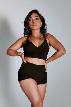 New Release 9 CXIX LuxLounge Booty Shorts - Black