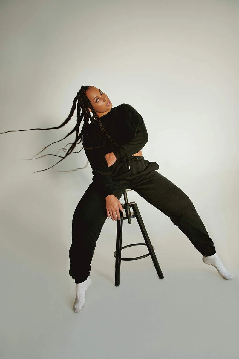 CXIX Oversized Jogger Bottoms - Black 6 CXIX Oversized Jogger Bottoms - Black - Image 4