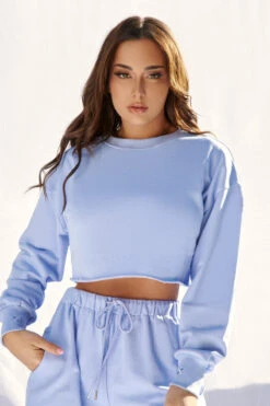 CXIX Oversized Cropped Jumper - Powder Blue 9 CXIX Oversized Cropped Jumper - Powder Blue -Radd Pole Wear Shop 21 06 25CreaturesofXIX edit 13