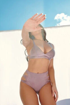 CXIX Aphrodite High Waist Bottoms - Lilac Suede 11 CXIX Aphrodite High Waist Bottoms - Lilac Suede -Radd Pole Wear Shop 21 06 25CreaturesofXIX edit 62 1