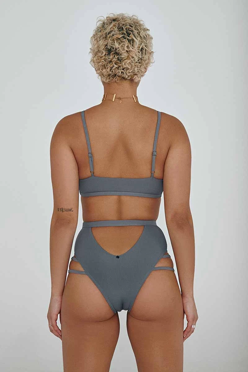 CXIX The Valley Bottoms - Ribbed Dark Grey 4 CXIX The Valley Bottoms - Ribbed Dark Grey - Image 2