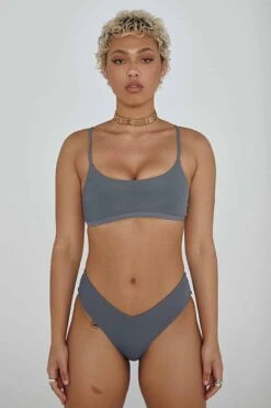 CXIX The Hills Bottoms - Ribbed Dark Grey