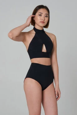 Shark Polewear High Waist Shorts - Black -Radd Pole Wear Shop 21.12.20 07598