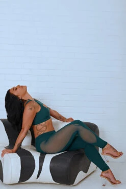 CXIX Baddie Leggings - Teal -Radd Pole Wear Shop 22 10 06CXIX73821