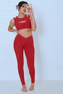 CXIX Baddie Leggings - Chilli 10 CXIX Baddie Leggings - Chilli -Radd Pole Wear Shop 22 10 06CXIX74391