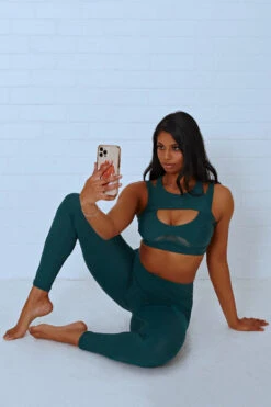 CXIX Baddie Leggings - Teal -Radd Pole Wear Shop 22 10 06CXIX74584