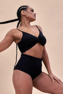 Lunalae High Waist Shorts - Ribbed Black 8 Lunalae High Waist Shorts - Ribbed Black -Radd Pole Wear Shop 221011 LunaLae 01 0035