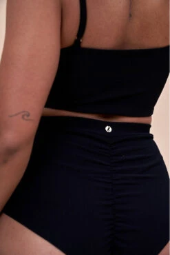 Lunalae High Waist Shorts - Ribbed Black 9 Lunalae High Waist Shorts - Ribbed Black -Radd Pole Wear Shop 221011 LunaLae 01 0053