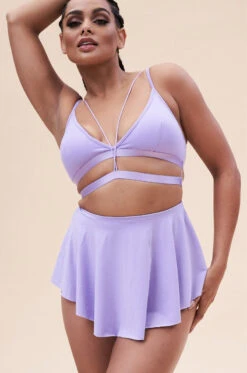 Lunalae Free Flow High Waist Shorts - Lilac 10 Lunalae Free Flow High Waist Shorts - Lilac -Radd Pole Wear Shop 221011 LunaLae 29 1207