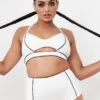 Lunalae Missy High Waist Bottoms - Recycled White 2 Lunalae Missy High Waist Bottoms - Recycled White -Radd Pole Wear Shop 221011 LunaLae 54 2092 1