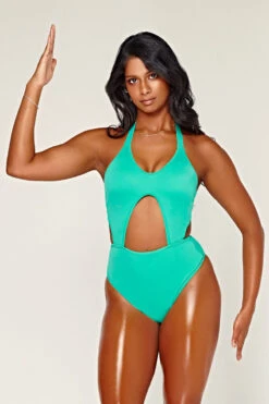 CXIX Dollhaus Halter Bodysuit - Aqua 8 CXIX Dollhaus Halter Bodysuit - Aqua -Radd Pole Wear Shop 23 01 03CXIX 13431
