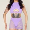 CXIX Dollhaus Mesh Biker Shorts - Purple -Radd Pole Wear Shop 23 01 03CXIX 9251 1