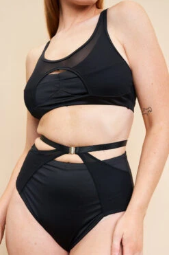Lunalae Loretta Cut Out High Waisted Bottoms - Recycled Black 13 Lunalae Loretta Cut Out High Waisted Bottoms - Recycled Black -Radd Pole Wear Shop 230329 LUNALAE 29 1119 1