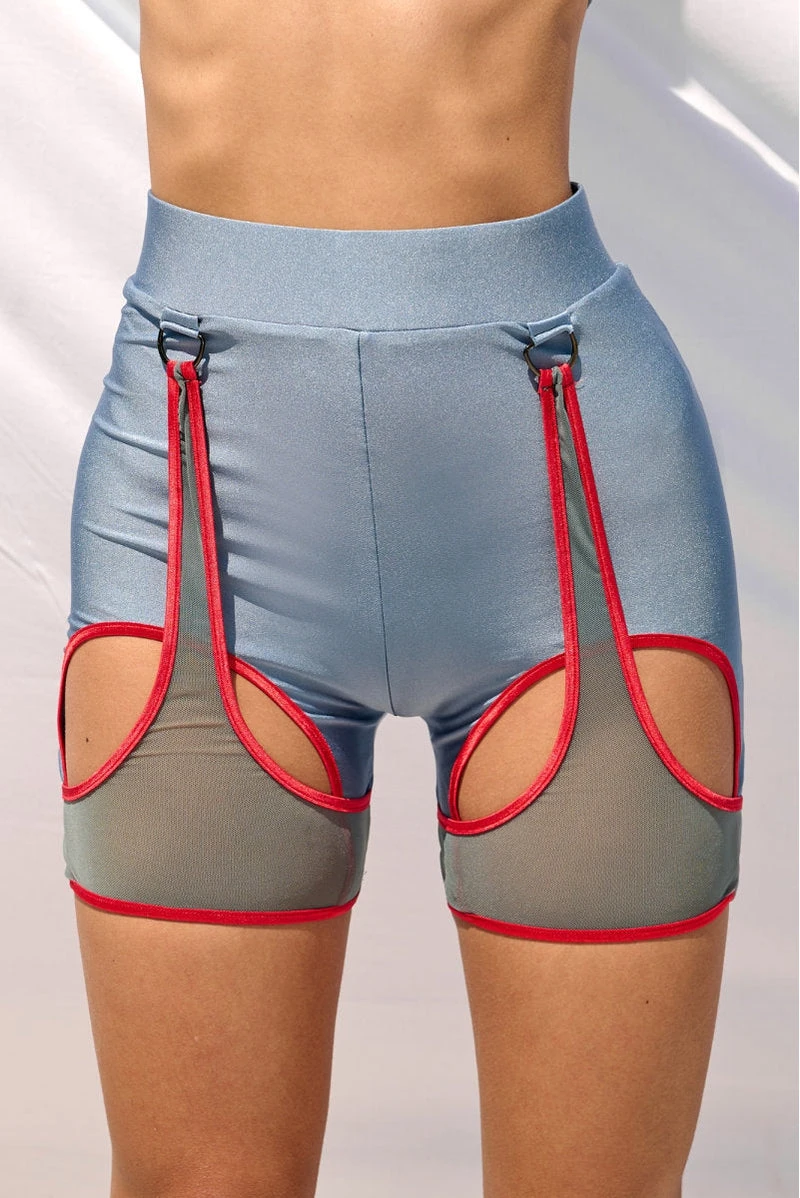 HotCakes Polewear Thetis Bottoms - Marine Blue & Red 6 HotCakes Polewear Thetis Bottoms - Marine Blue & Red - Image 4