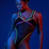 Rolling Vertigo Bodysuit - Neon 1 Rolling Vertigo Bodysuit - Neon -Radd Pole Wear Shop 2RollingNeon25