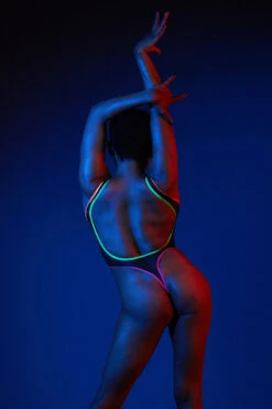 Rolling Vertigo Bodysuit - Neon 11 Rolling Vertigo Bodysuit - Neon -Radd Pole Wear Shop 2RollingNeon27 1