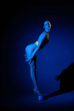 Rolling Pony Bottom Harness - Neon -Radd Pole Wear Shop 2RollingNeon58