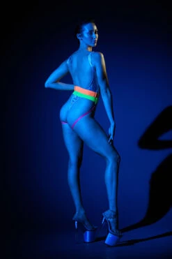 Rolling Pony Bottom Harness - Neon -Radd Pole Wear Shop 2RollingNeon59