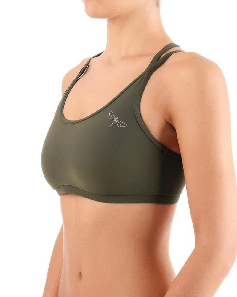 Dragonfly Nicole Top - Khaki 4 Dragonfly Nicole Top - Khaki - Image 2