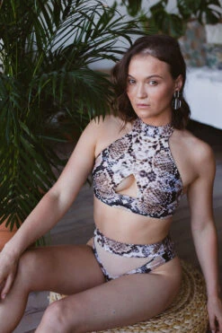 Shark Polewear Tanna Top - Snake -Radd Pole Wear Shop 4S3A5594