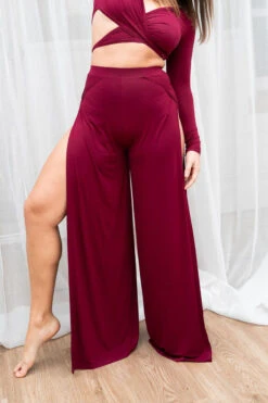 Lunalae Aster Pants - Wine 10 Lunalae Aster Pants - Wine -Radd Pole Wear Shop 7 1