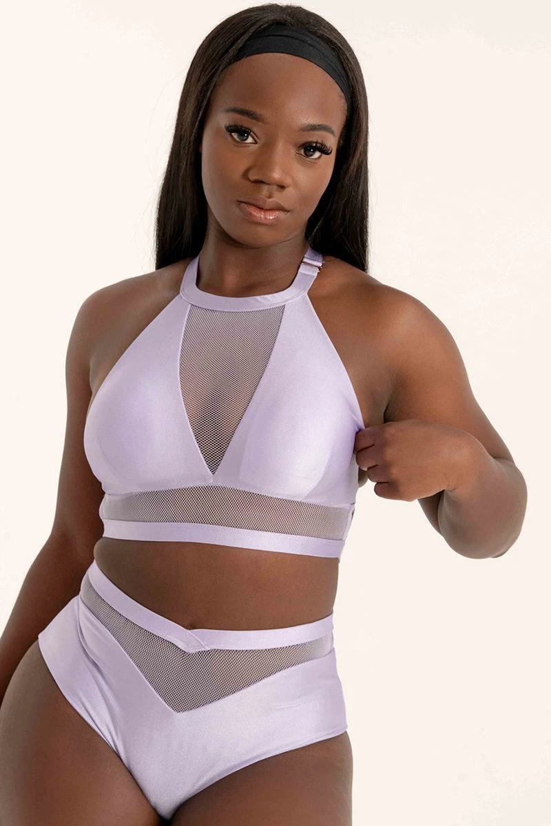 Tatiana Activewear Lucia Shorts - Lilac 3 Tatiana Activewear Lucia Shorts - Lilac