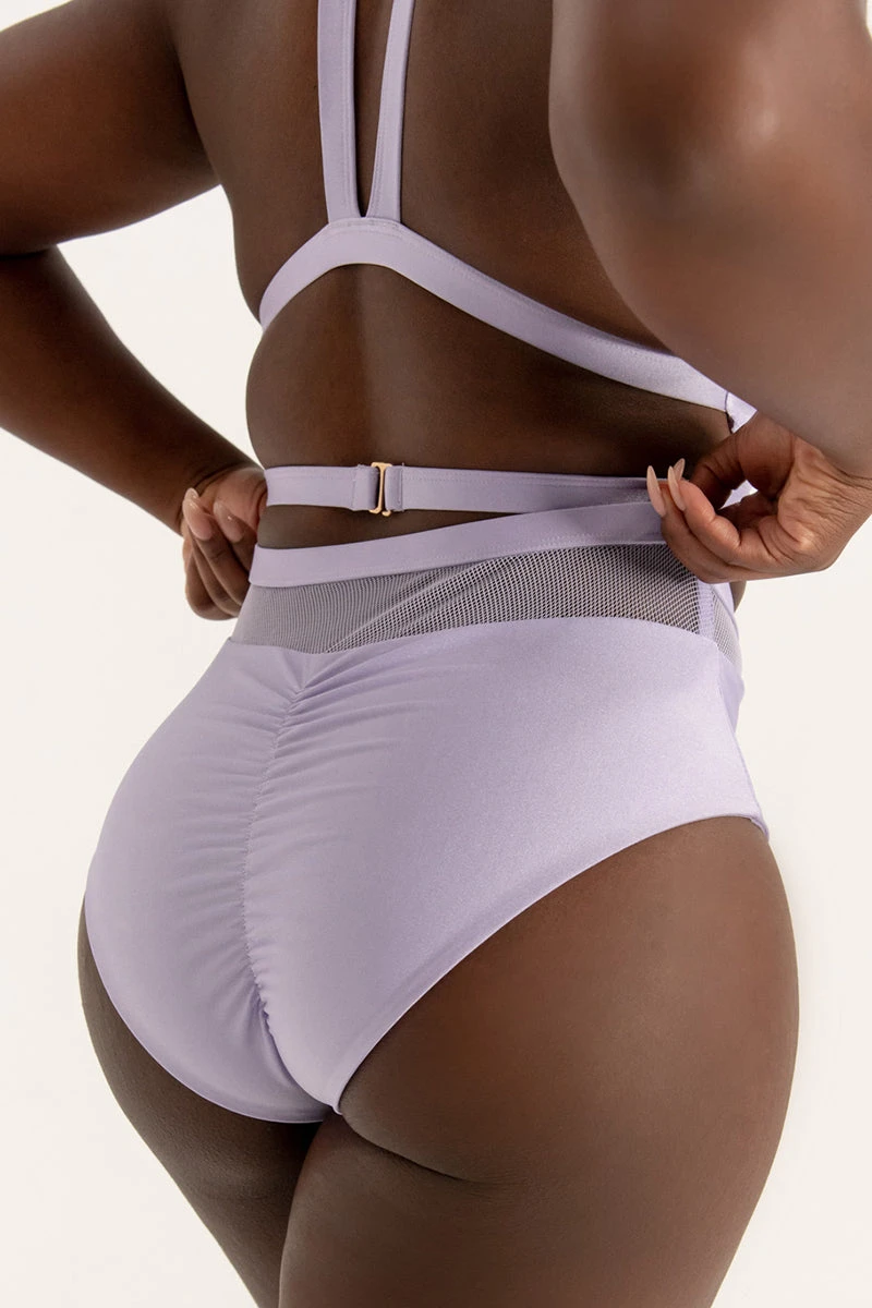 Tatiana Activewear Lucia Shorts - Lilac 4 Tatiana Activewear Lucia Shorts - Lilac - Image 2