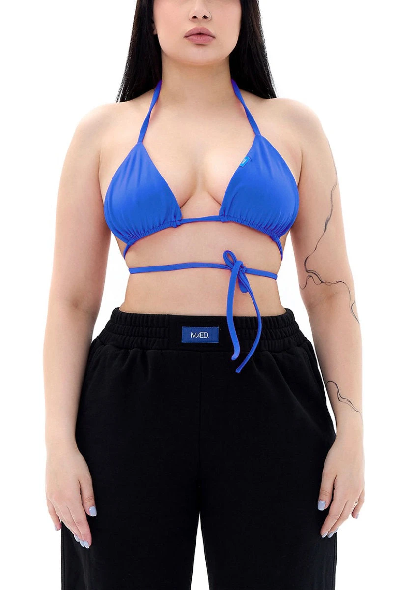 MÆD Bikini Top - Matte Electric Blue 6 MÆD Bikini Top - Matte Electric Blue - Image 4