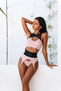 CXIX Snatched Garter Bottoms - Pink