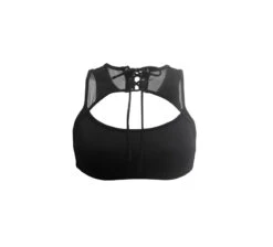 Hamade Activewear Lace Up High Neck Top - Black 23 Hamade Activewear Lace Up High Neck Top - Black -Radd Pole Wear Shop 9c 1