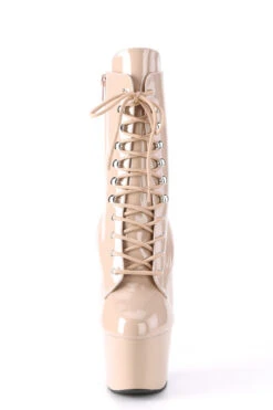 Pleaser USA Adore-1020 7inch Pleaser Boots - Patent Beige -Radd Pole Wear Shop ADORE 1020 ND M01 1