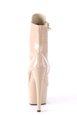 Pleaser USA Adore-1020 7inch Pleaser Boots - Patent Beige -Radd Pole Wear Shop ADORE 1020 ND M09